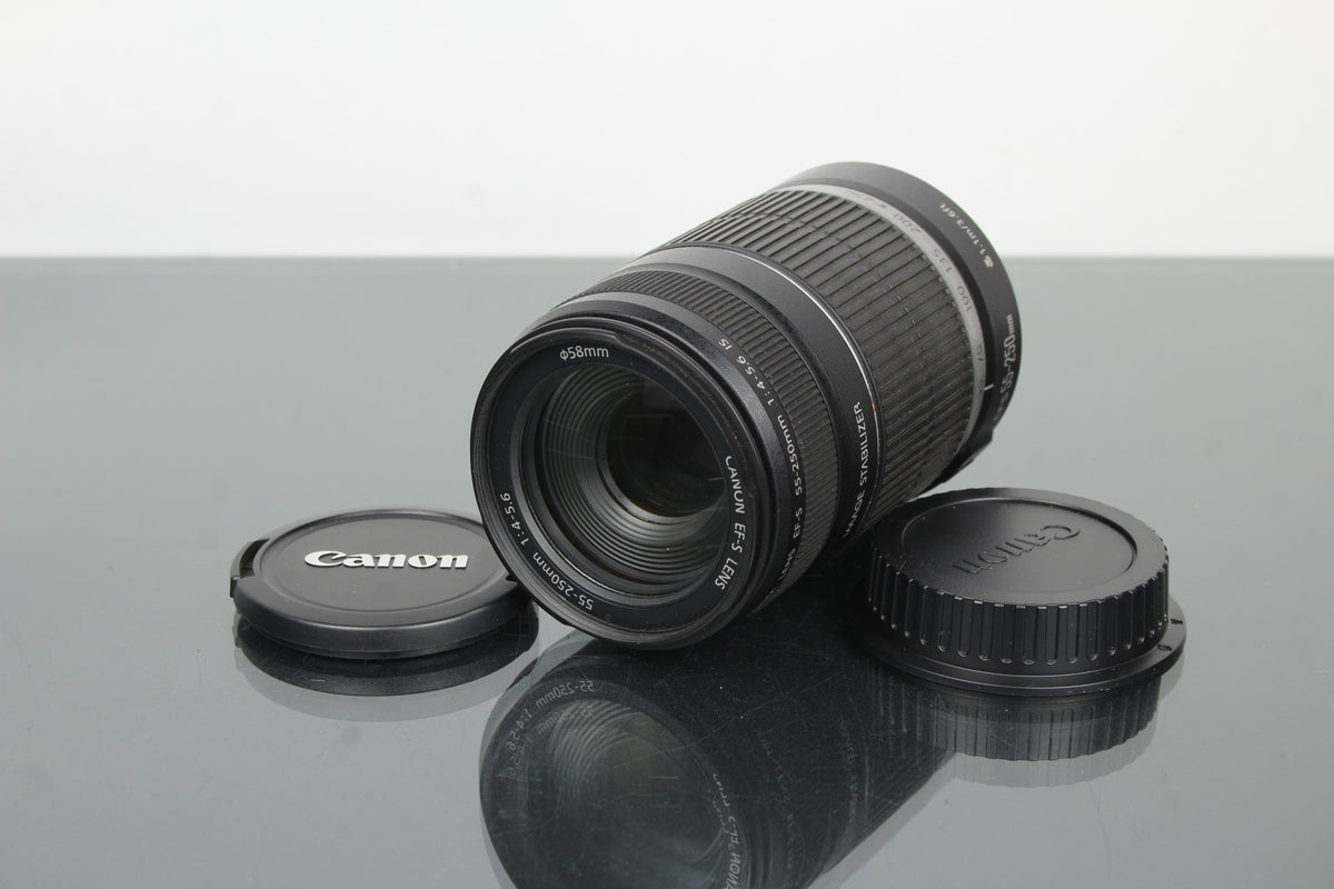 Canon EF-S lens 55-250mm 1:4-5.6