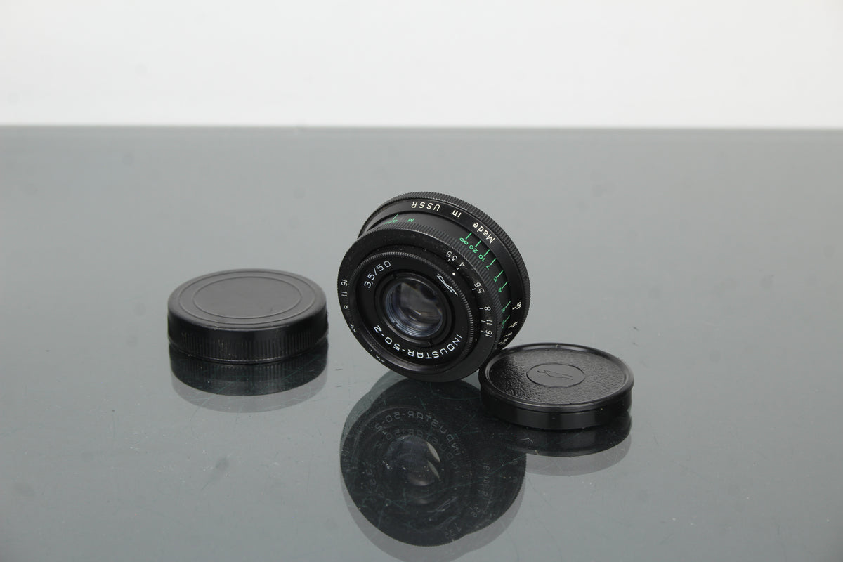 Industar-50-2 3.5/50 M42 Kiinnitys
