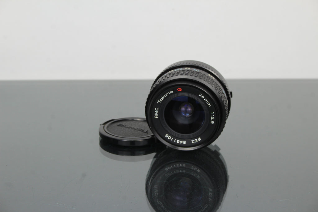 RMC Tokina 28mm 1:2.8 Minolta MD -kiinnitys