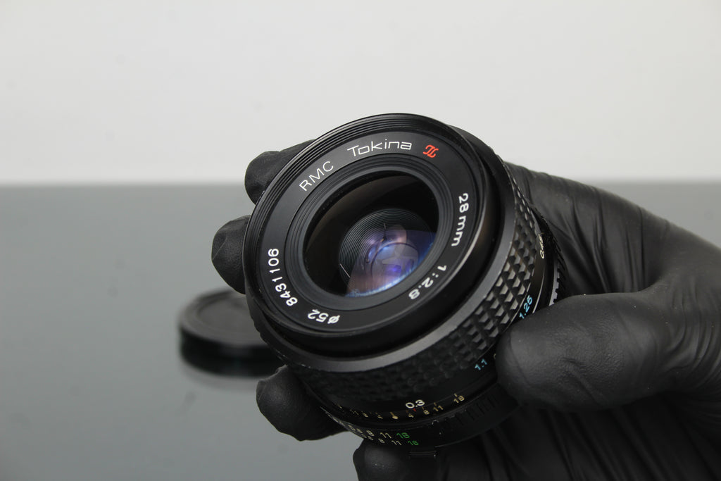 RMC Tokina 28mm 1:2.8 Minolta MD -kiinnitys