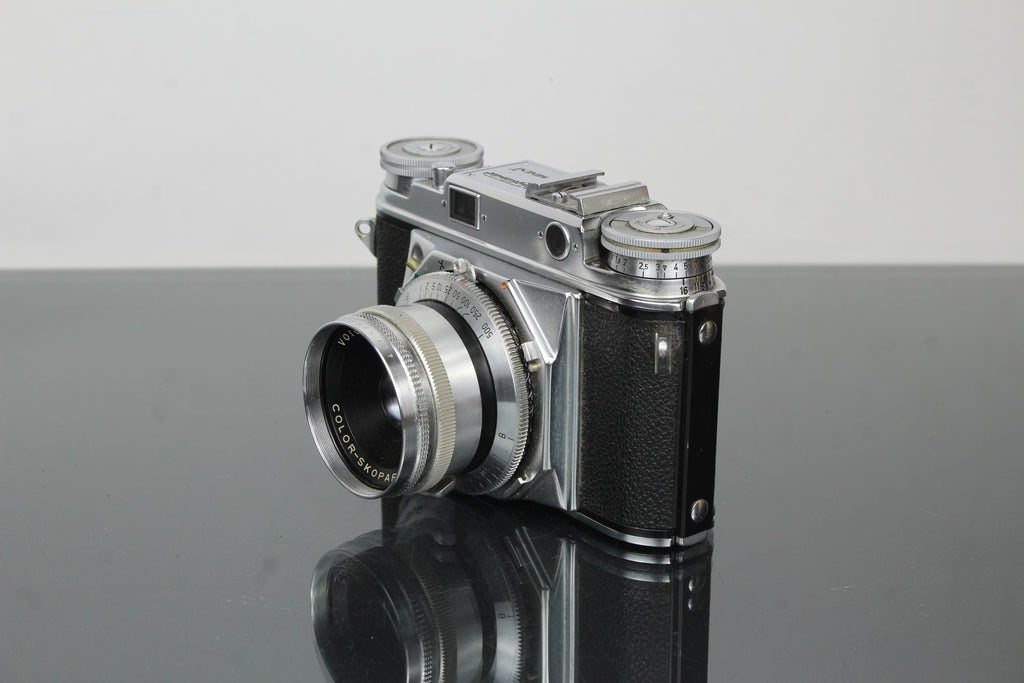 Voigtlander Prominent + 50mm f/1.5 Nokton -objektiivi
