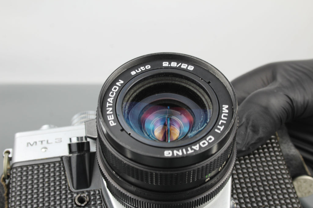 <tc>Praktica</tc> MTL 3 + Pentacon auto 2.8/29 M42 objektiivi