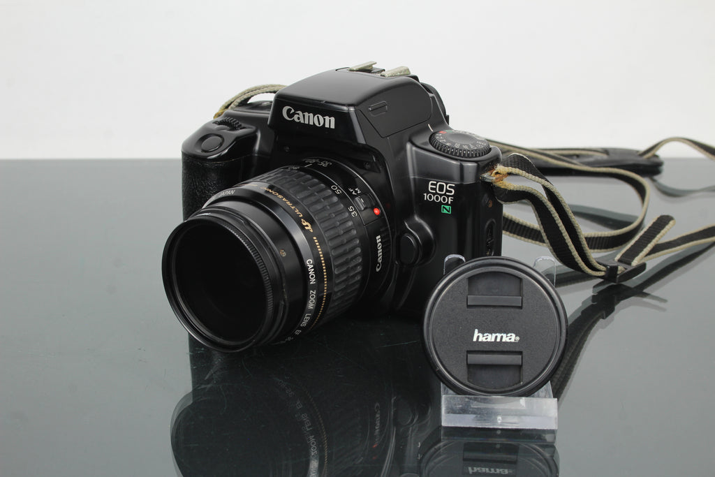 Canon EOS 1000f + 35-80mm 1:4-5.6 objektiivi