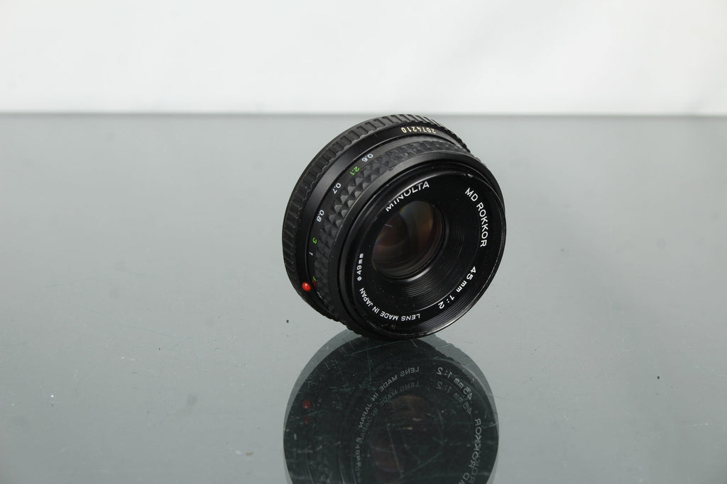 Minolta MD Rokkor 45mm 1:2 - Dutch|Thrift