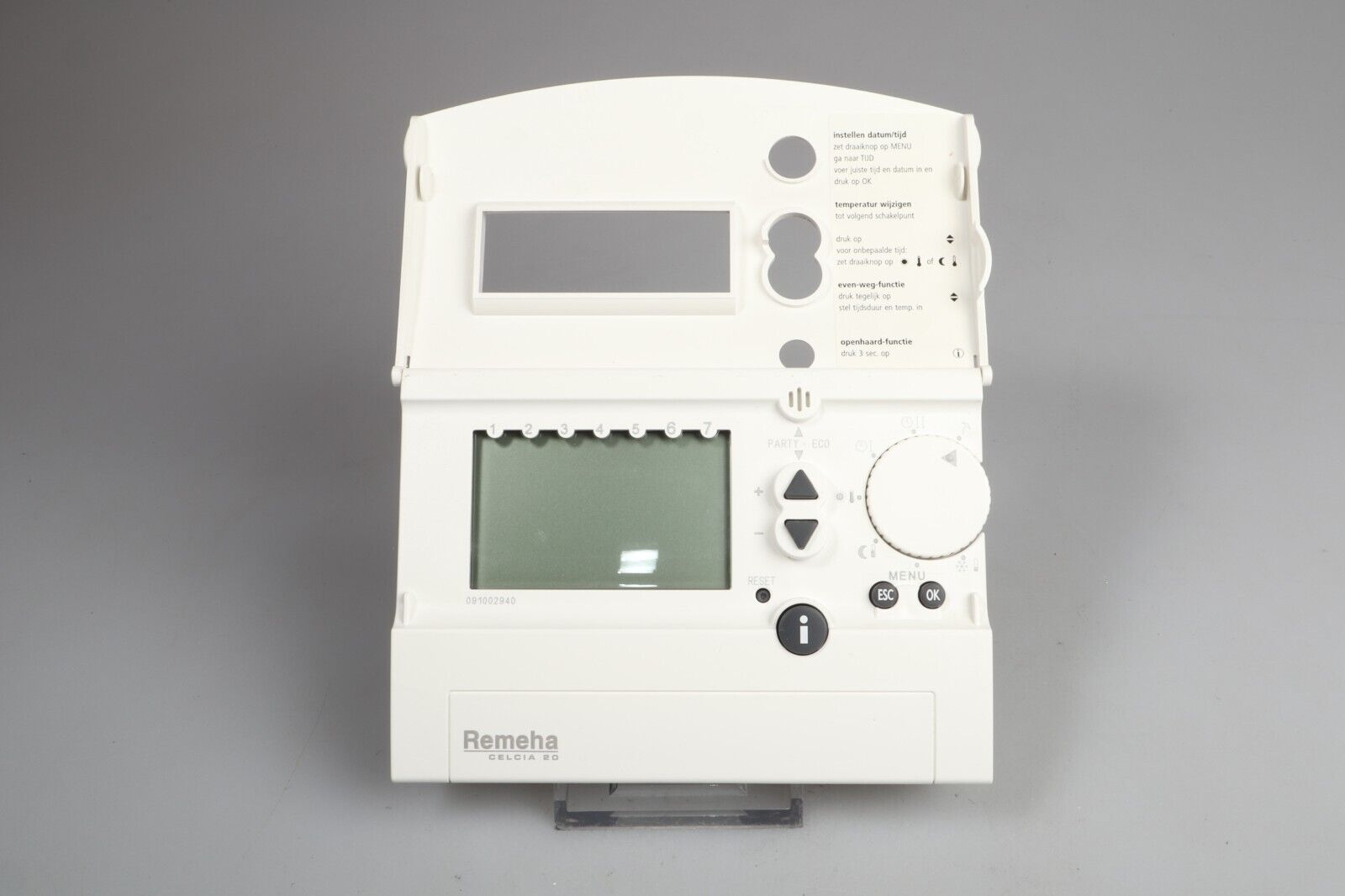 Remeha Celcia 20 | Clock Thermostat - Dutch|Thrift