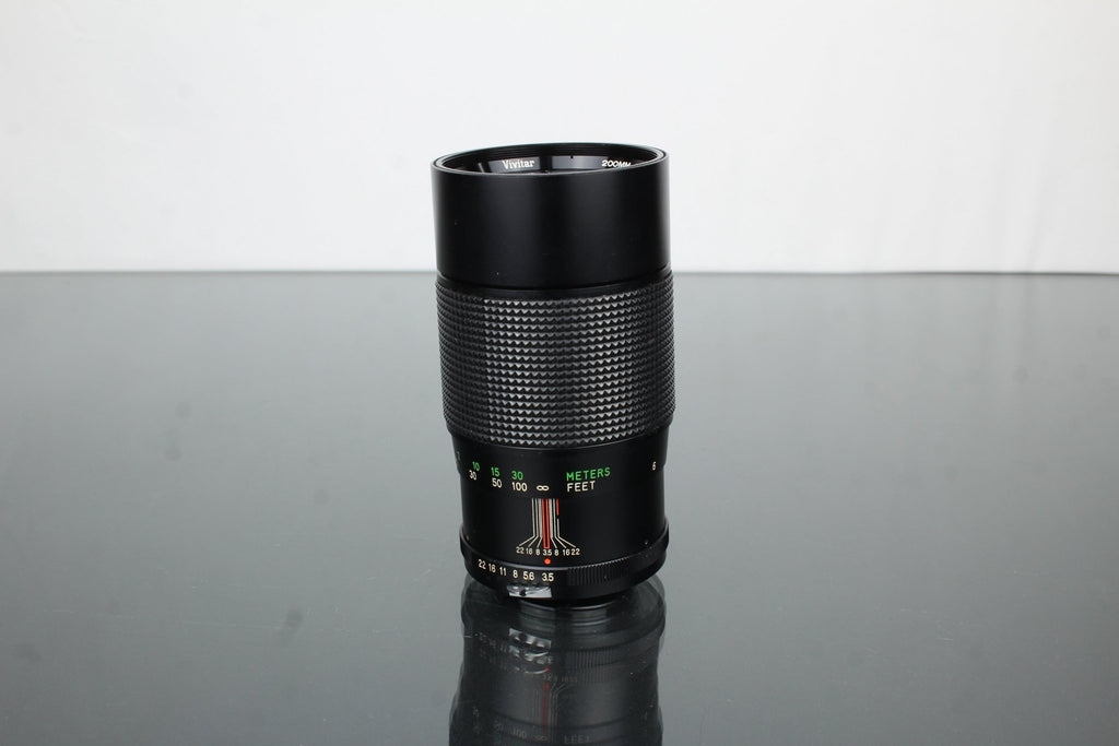 Vivitar auto telephoto 200mm 1:3.5 Nikon AI Mount - Dutch|Thrift
